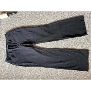 Eddie Bauer Women's Size 8 Curvy Fit Business Casual Low Rise Black Pants